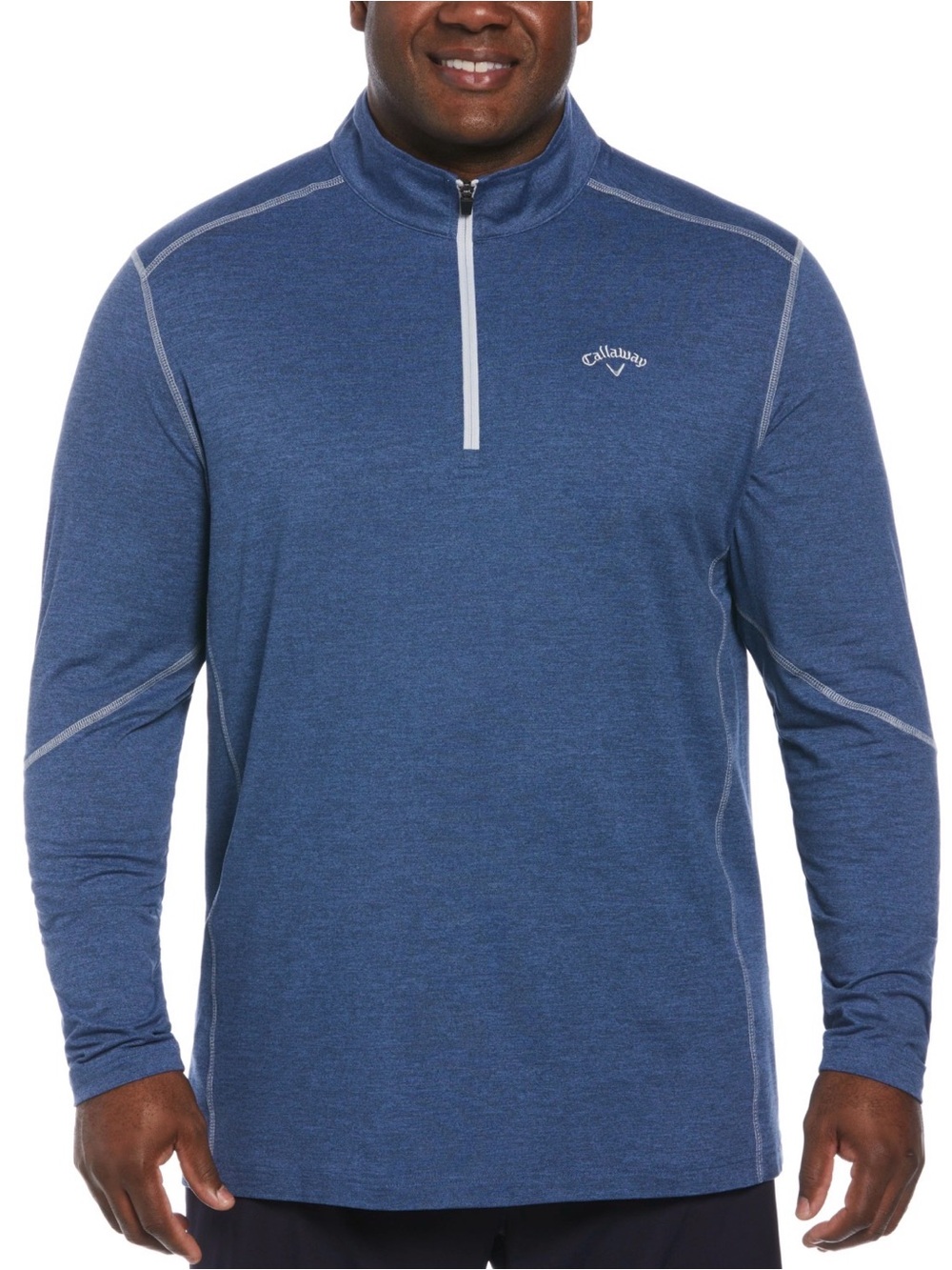 Callaway Men's Lightweight Golf 1/4 Zip Pullover Blue XXL